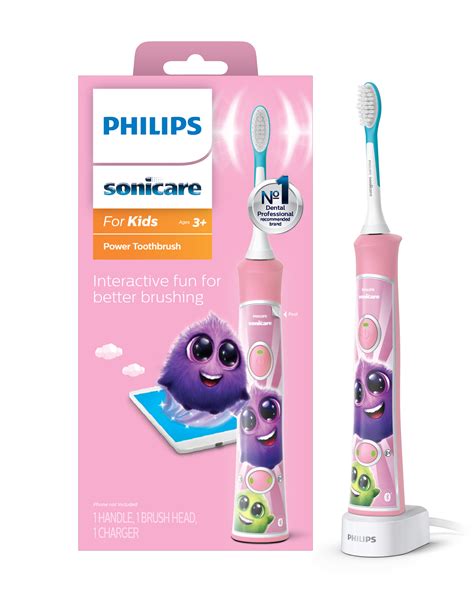 Sonic power maximizes your child's routine. Philips Sonicare For Kids is an electric power toothbrush for kids aged 7 and older. It offers maximum plaque removal, sonic technology, customizable stickers and educational tools to help make proper brushing fun for a lifetime. See all benefits. 